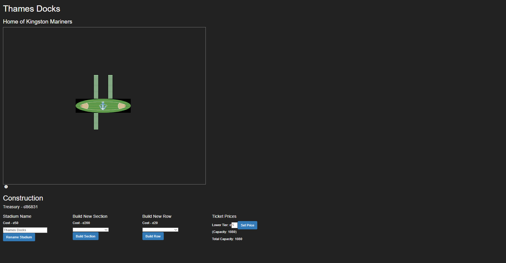 Improve and customize your stadium (Quidditch only)